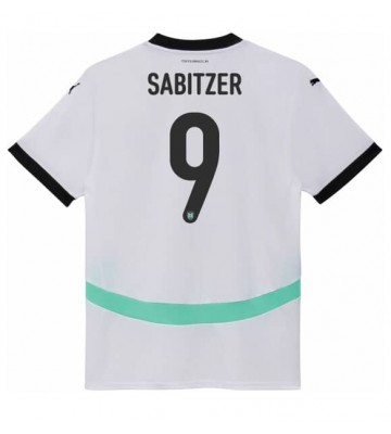 Østrig Marcel Sabitzer #9 Udebanetrøje Dame EM 2024 Kort ærmer